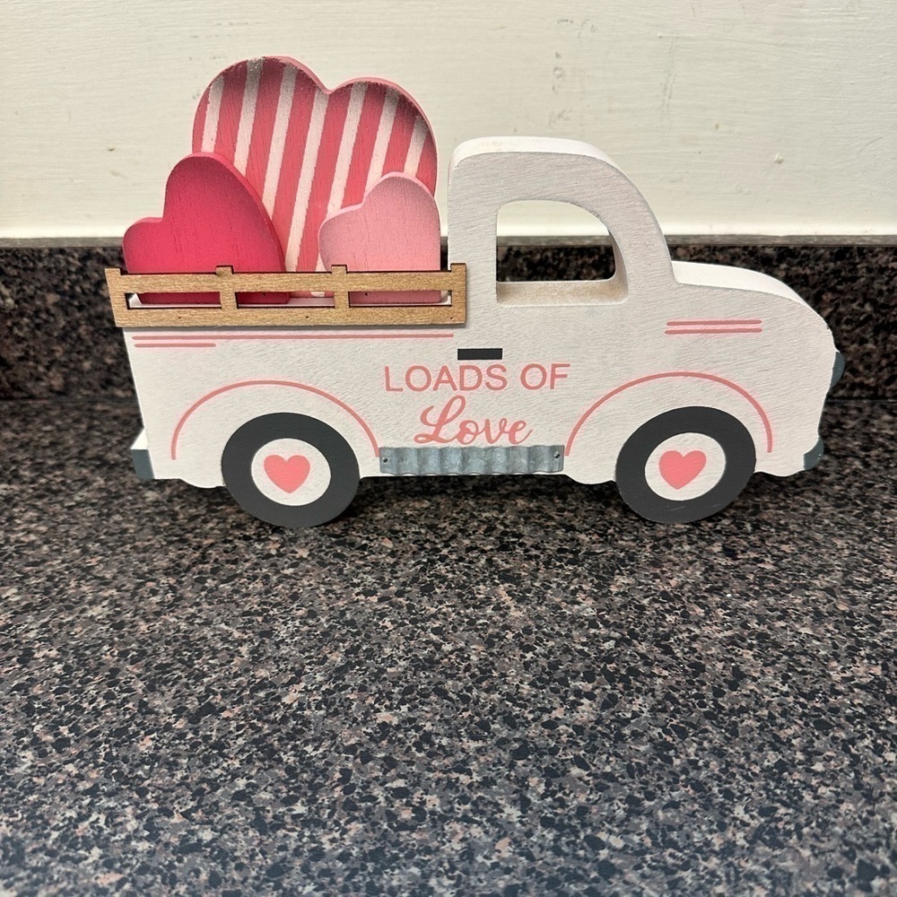 Valentines Day Truck Decor